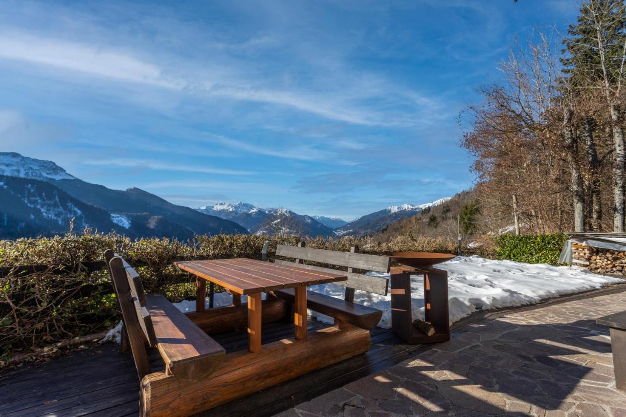 Panoramic House Carnia - Mountain View Apt With Parking And Terraces Villa Ligosullo Esterno foto