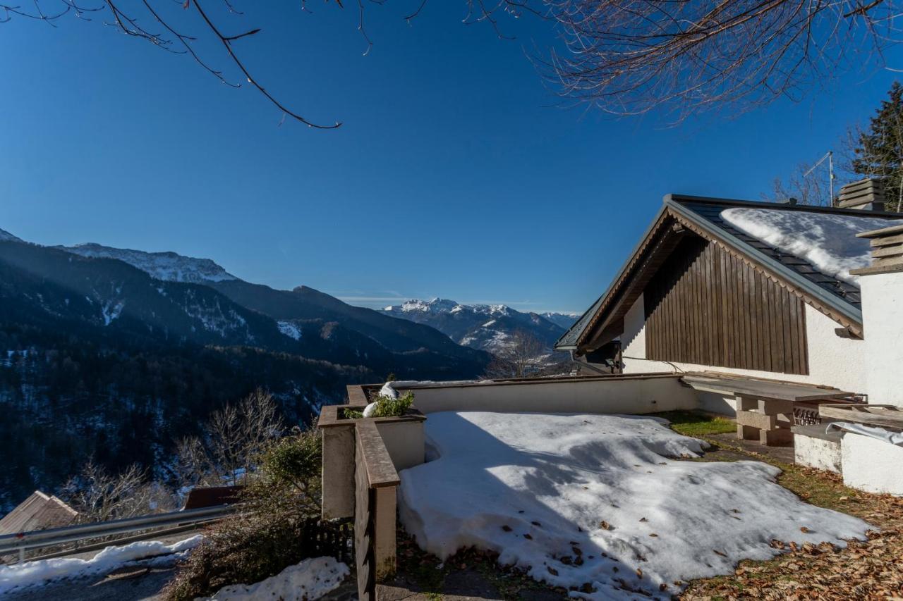 Panoramic House Carnia - Mountain View Apt With Parking And Terraces Villa Ligosullo Esterno foto