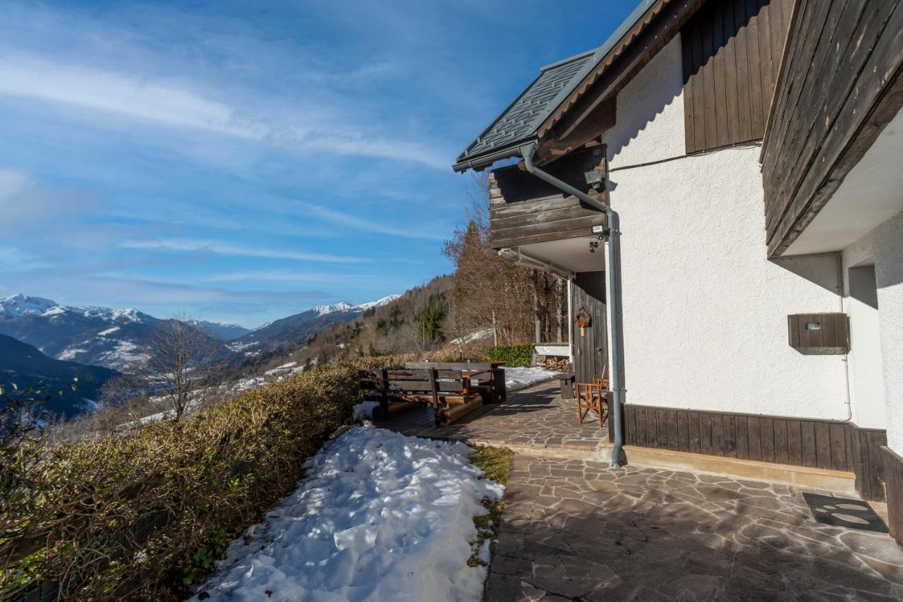 Panoramic House Carnia - Mountain View Apt With Parking And Terraces Villa Ligosullo Esterno foto