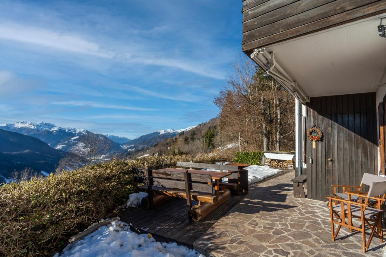Panoramic House Carnia - Mountain View Apt With Parking And Terraces Villa Ligosullo Esterno foto