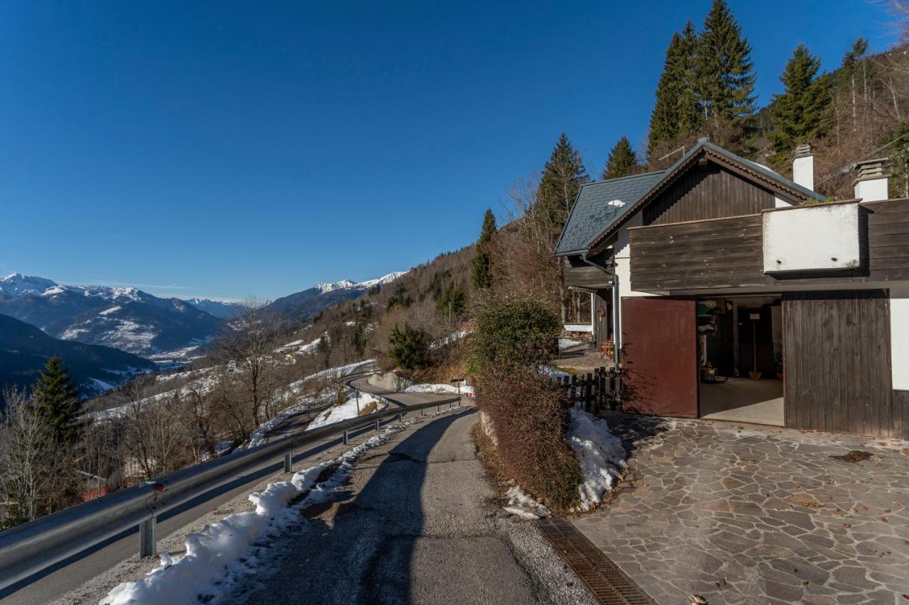 Panoramic House Carnia - Mountain View Apt With Parking And Terraces Villa Ligosullo Esterno foto